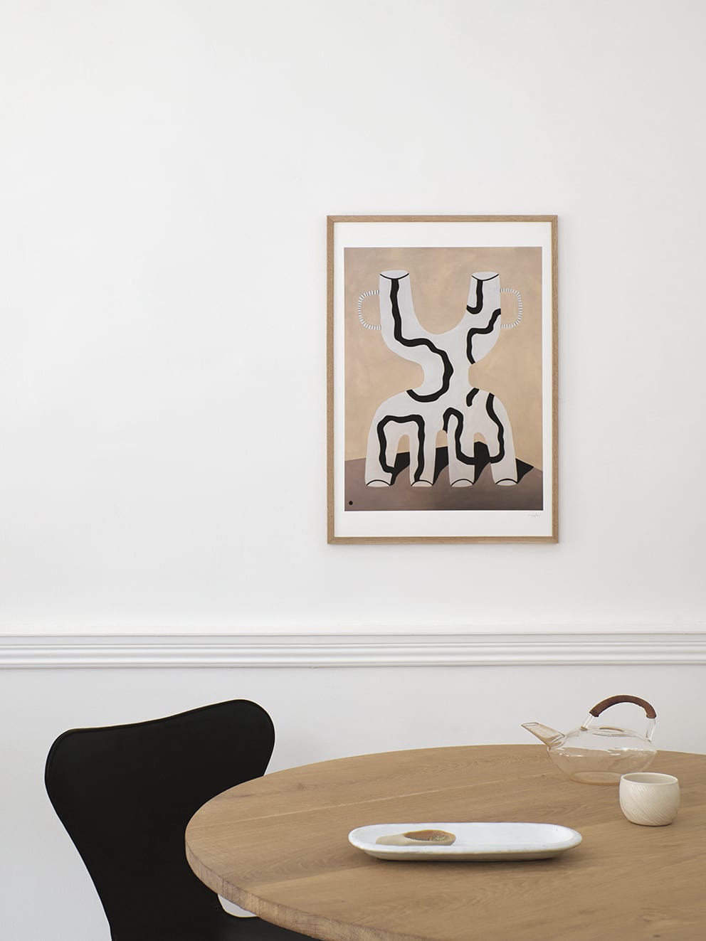 The Poster Club Art Prints Veins 02 Poster 30x40 braun
