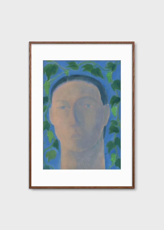 The Poster Club Art Prints Portrait Poster 30x40 cm blau