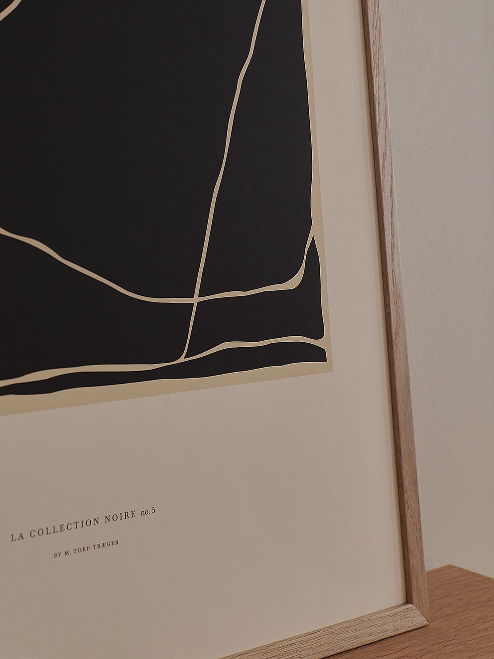 The Poster Club Art Prints Contour Poster A4 Linien Beige