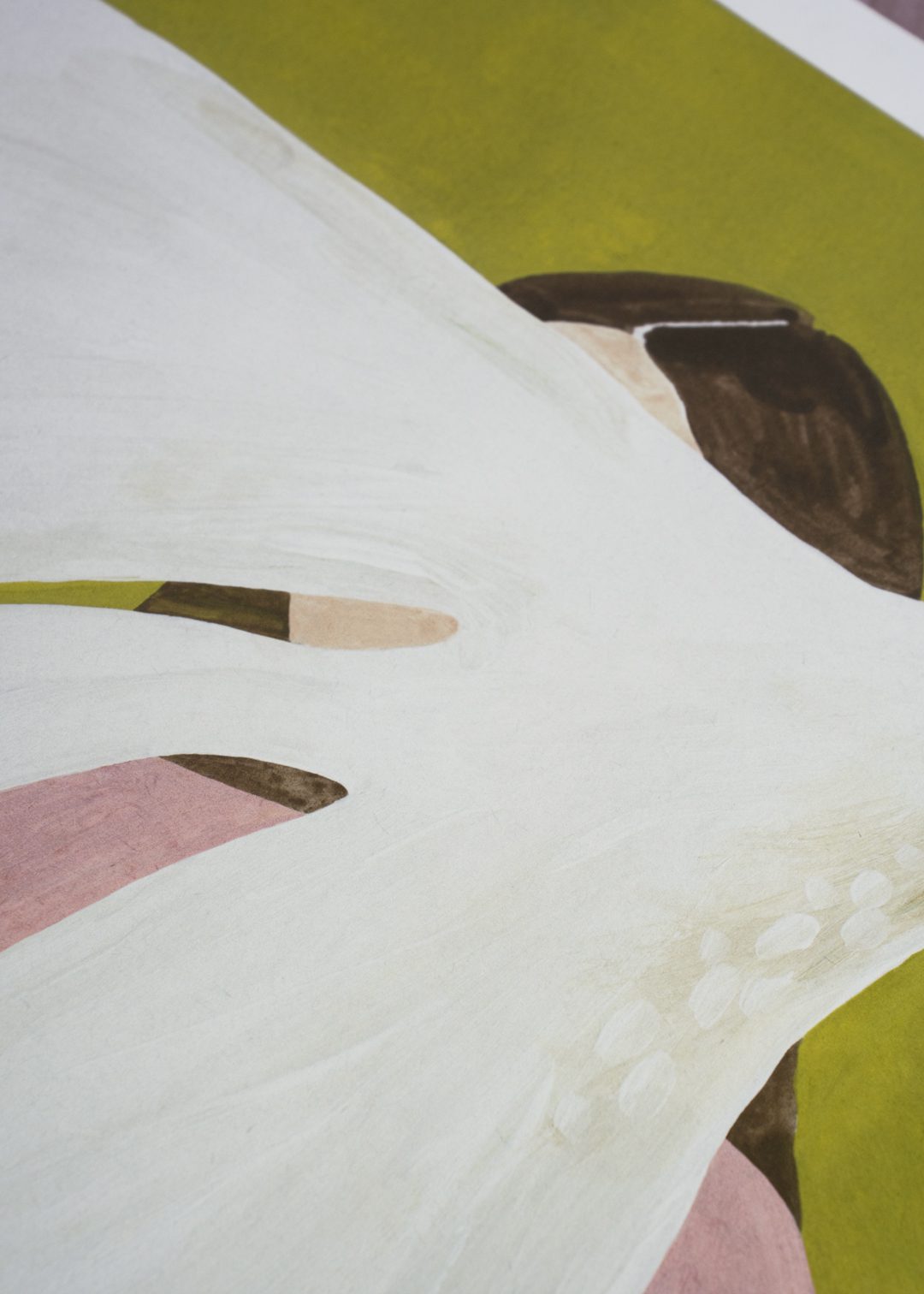 The Poster Club Art Prints Bird and Woman Poster 30x40 cm grün