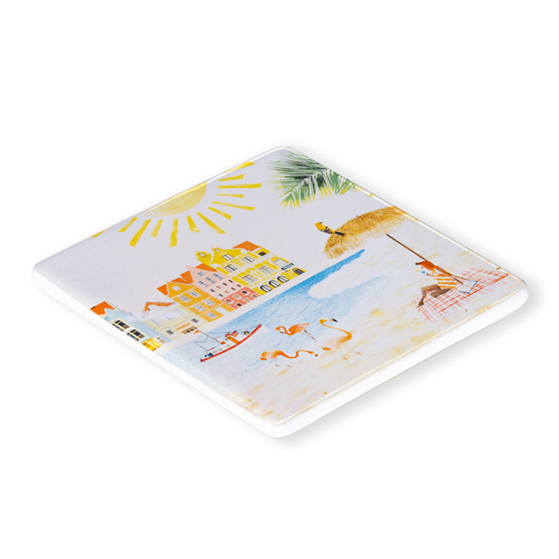 Storytiles Mini's Colorful Curaçao Wandfliese Mini Bunt