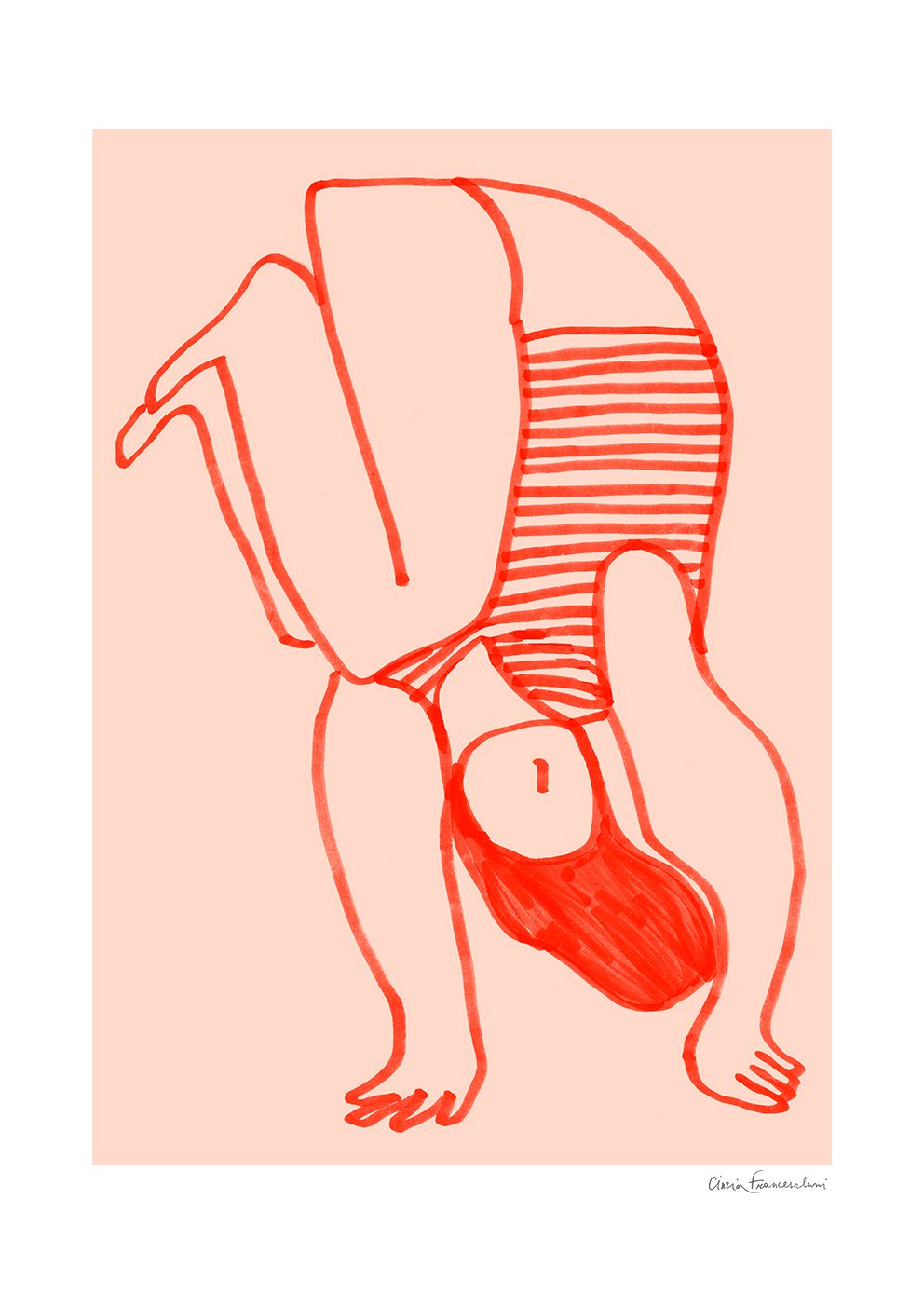 The Poster Club Upside Down Poster 30x40 cm figurativ