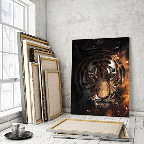 Hustling Sharks Wandbilder Tiger Sparkles Wandbild 30x45 cm Tiger