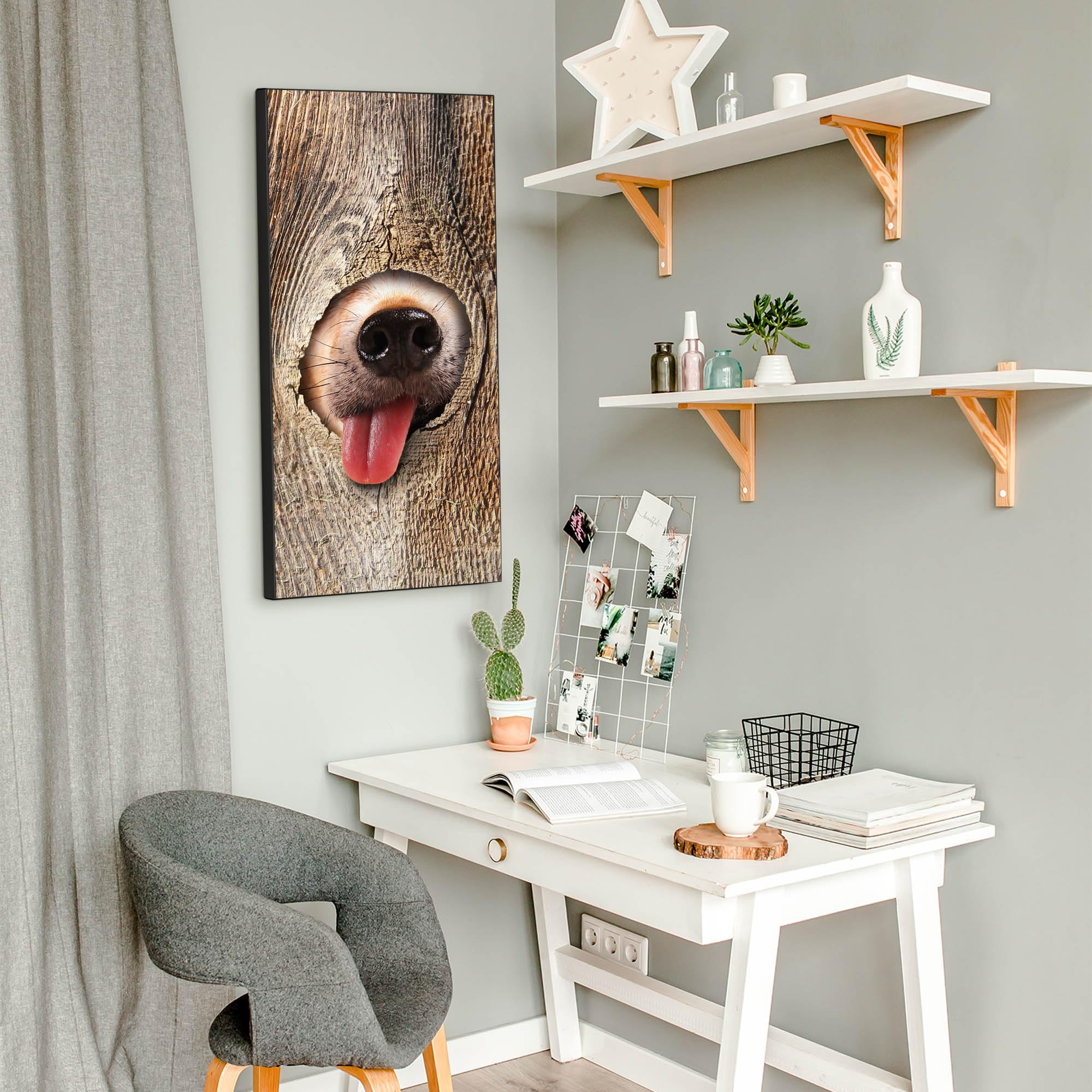 Banjado Magnettafel Rumschnüffeln 37x78 cm Magnetwand