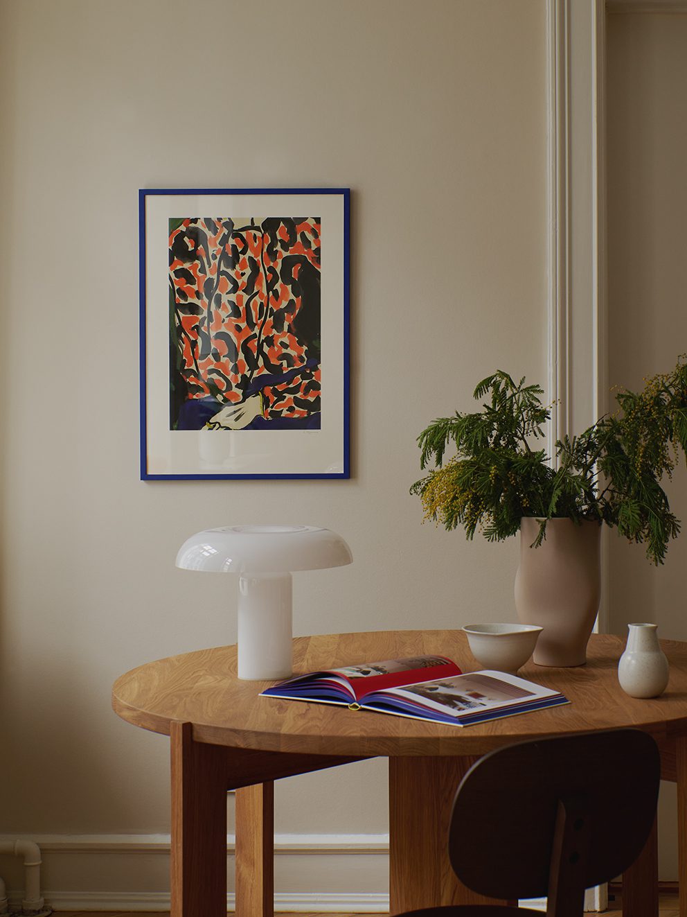 The Poster Club Frames Blue Wood Frame Bilderrahmen 30x40 blau