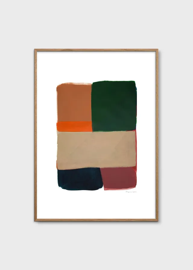 The Poster Club Art Prints Colour Squares 02 Poster 50x70