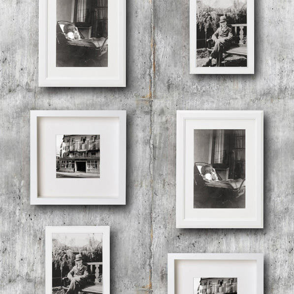 Mineheart Wallpaper Picture Frame Tapete Schwarz-Weiß Vlies