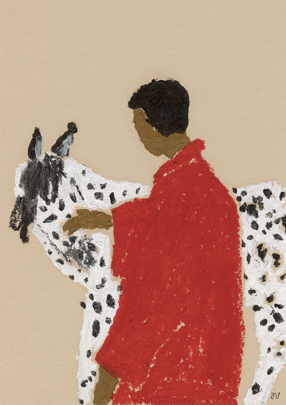 The Poster Club Art Prints Spotted Horse Poster 30x40 cm Pferd