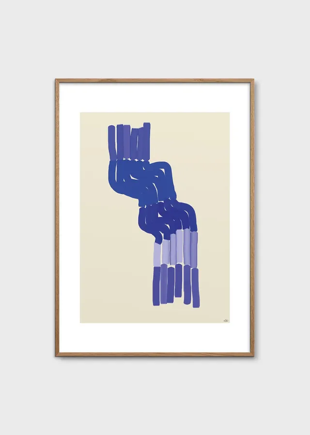 The Poster Club Blue Shades Poster 50x70 cm blau