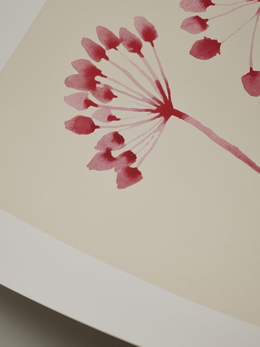 The Poster Club Art Prints Flowers 02 Poster 30x40 cm Beige