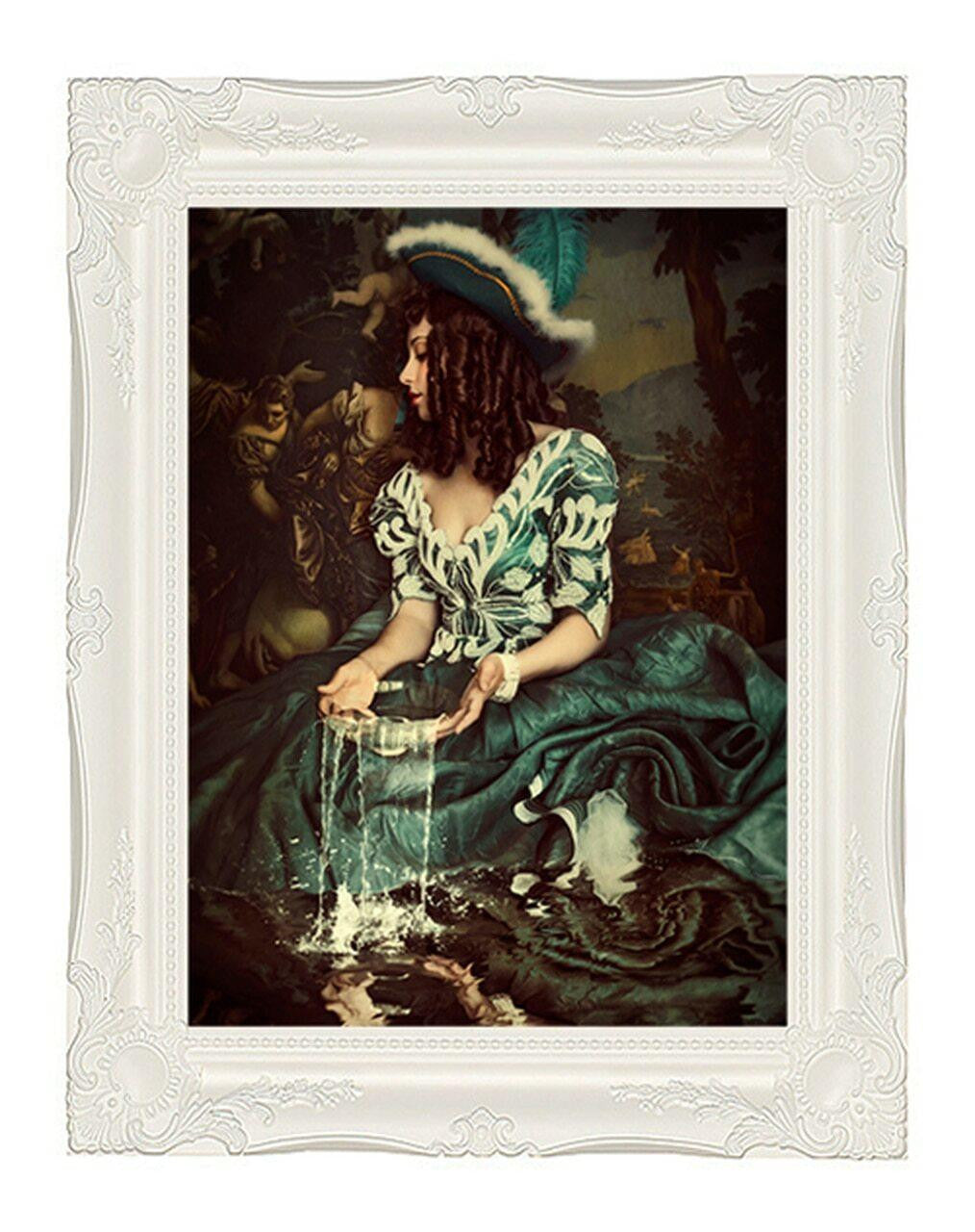 Mineheart Water is not enough Leinwandbild 66x81cm Blau