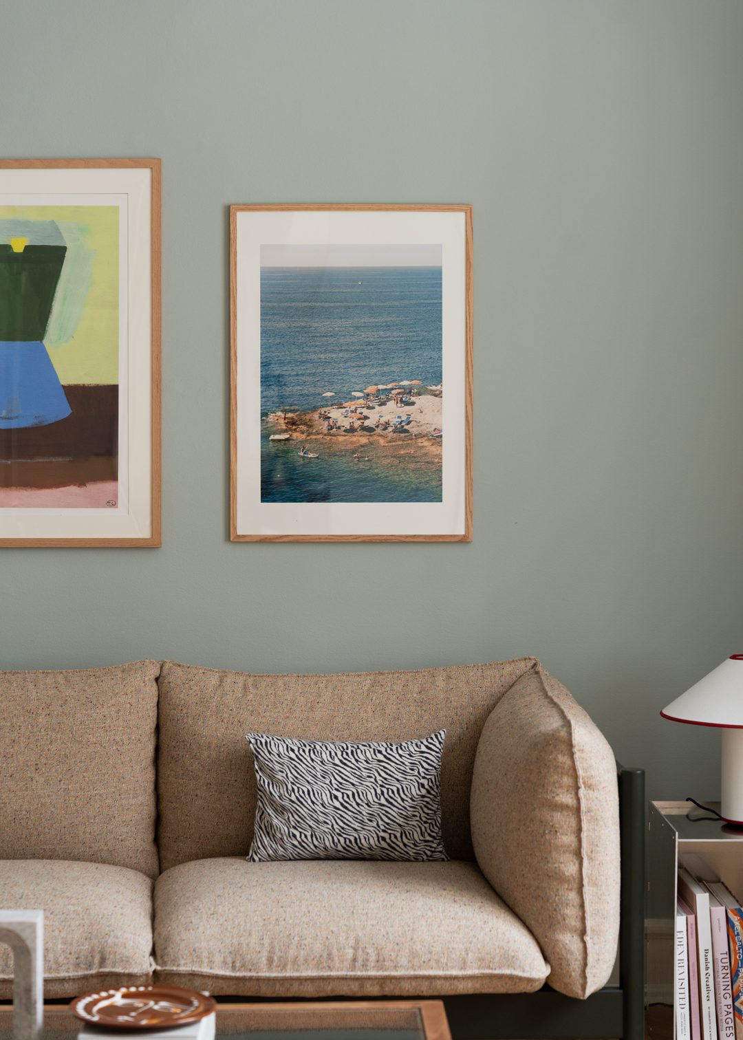 The Poster Club Ponza Tangerine Poster 30x40 Blau