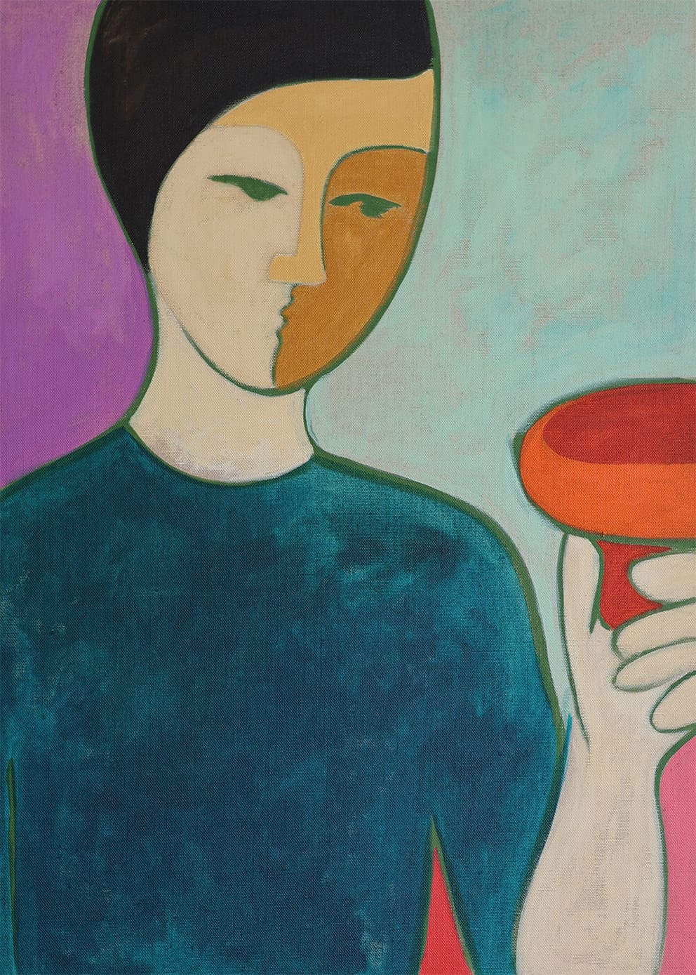The Poster Club Art Prints Red Cup Orange Cup Poster 30x40 Orange