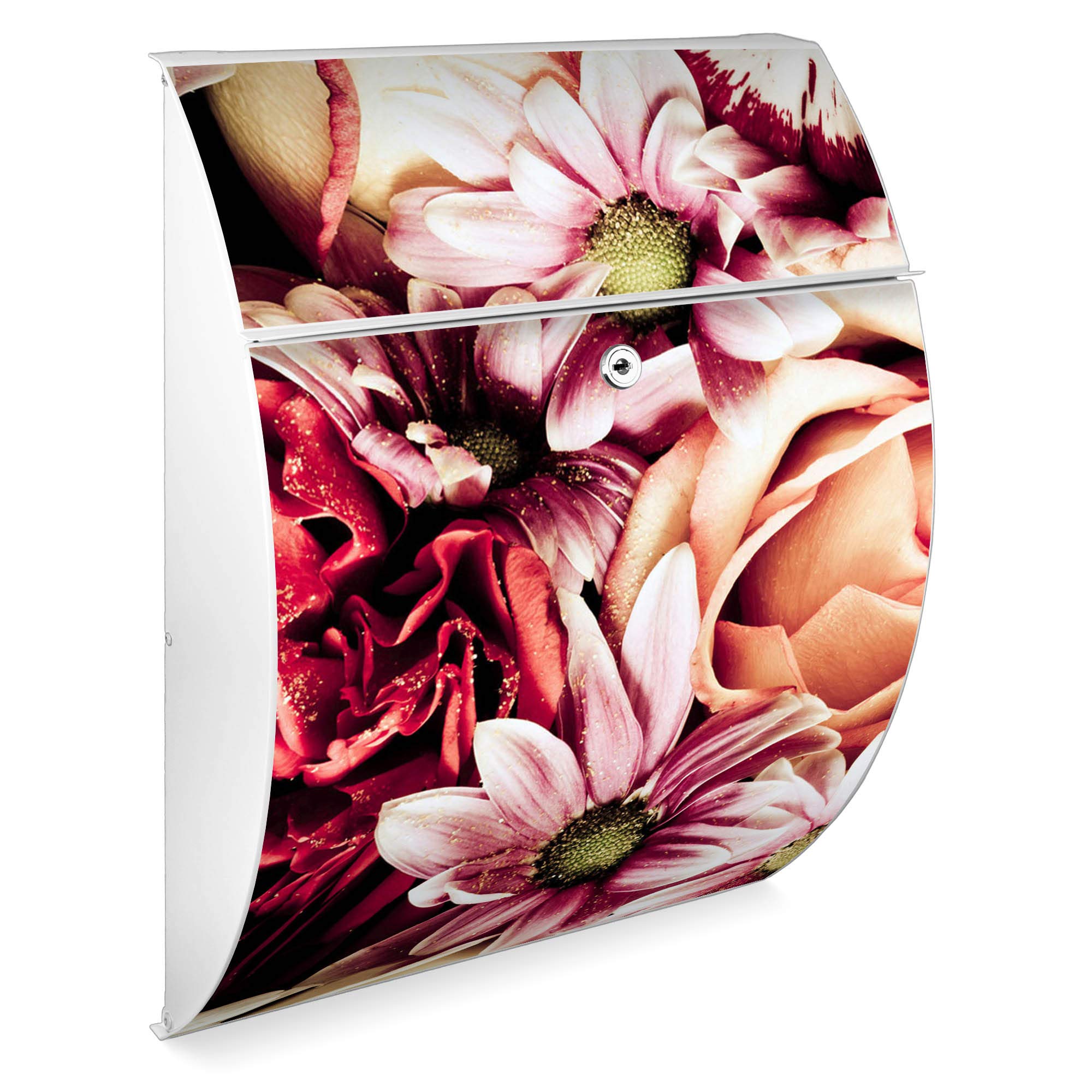 Banjado Riviera 46x33,5x13cm Briefkasten Anthrazit Brautstrauss