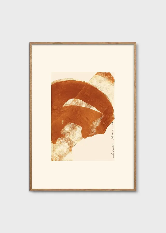 The Poster Club Earth 01 Poster 30x40 cm ocker orange