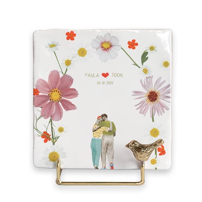 Storytiles Tile Holders Golden Holdie Bird Fliesenhalter gold