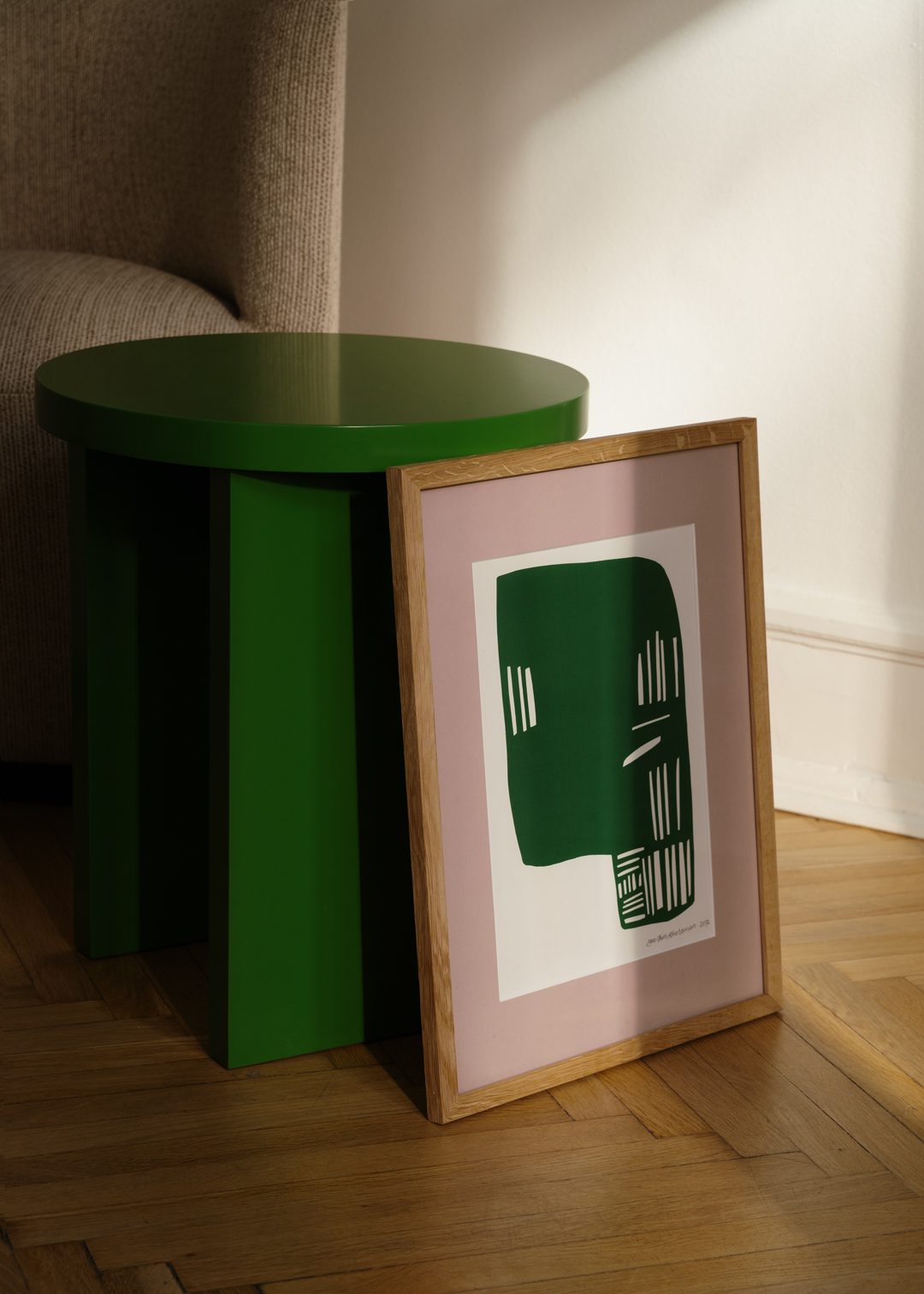 The Poster Club Art Prints Passepartout 30x40 cm rosa