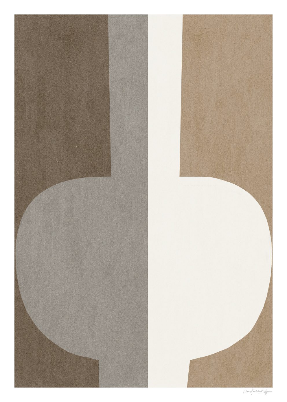 The Poster Club Delphi Kunstdruck 30x40 cm beige abstrakt