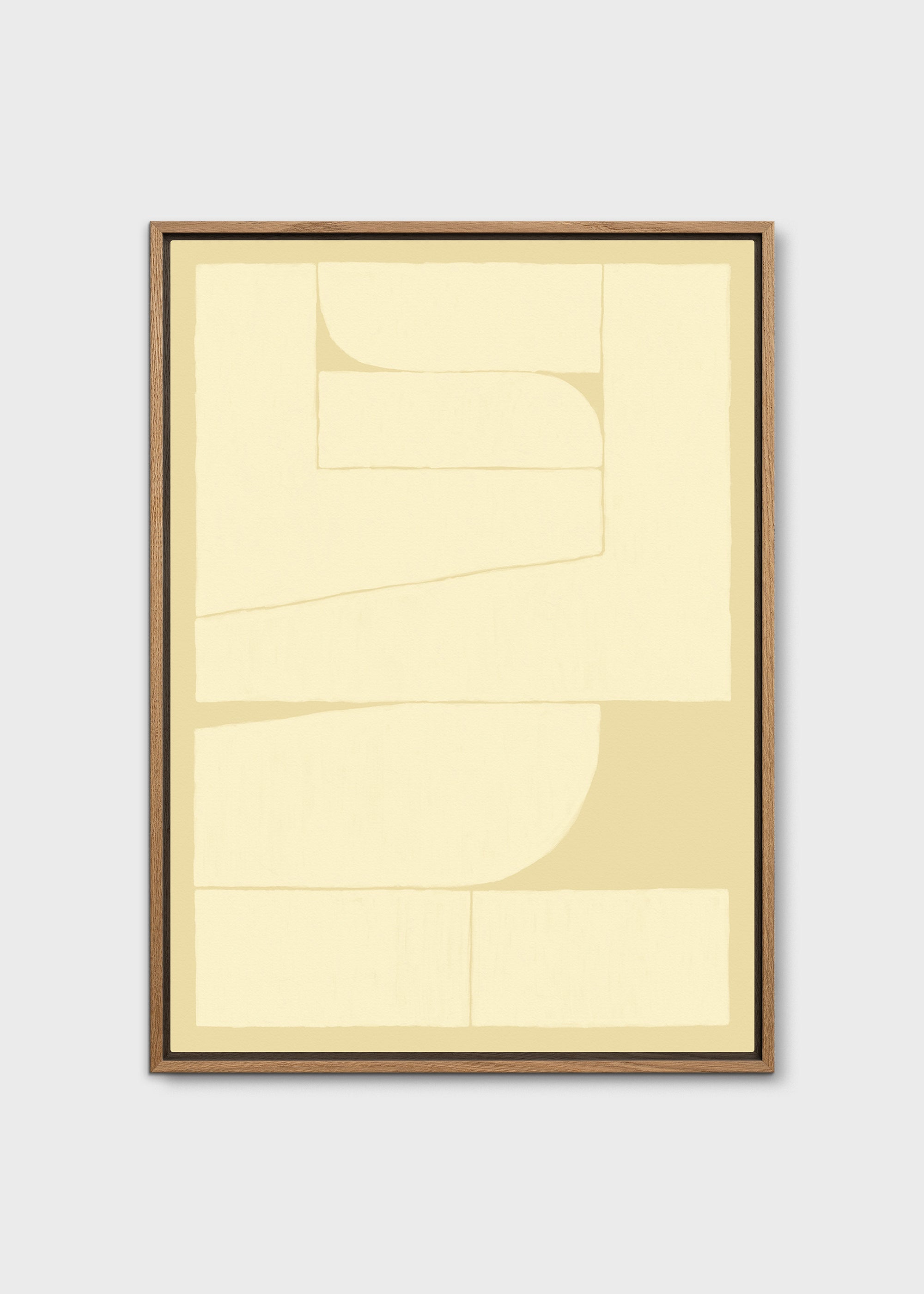 The Poster Club Art Prints 7AM Leinwand 30x40 cm beige-gelb