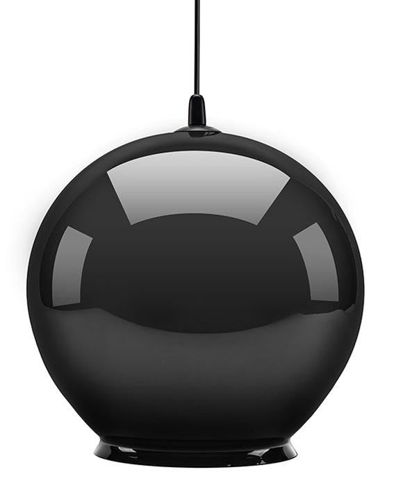 Mineheart Lighting Cauldron Pendelleuchte Glas 27cm Schwarz