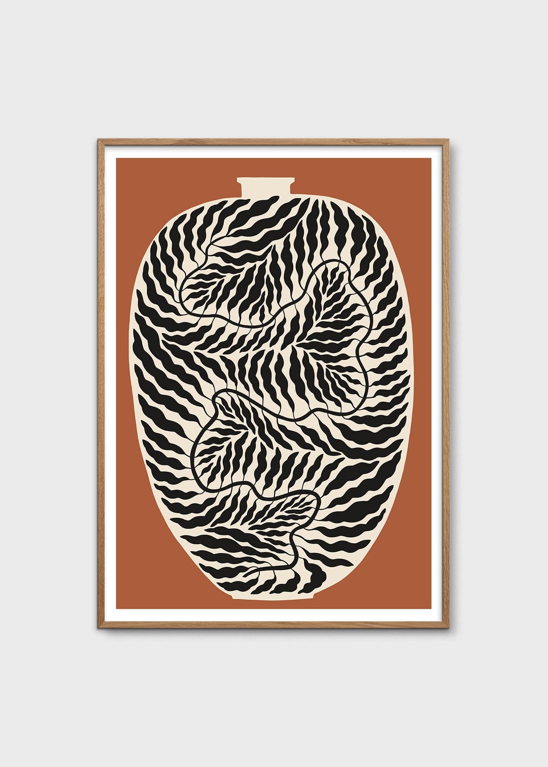 The Poster Club Urn Terracotta Poster 30x40 cm Terracotta