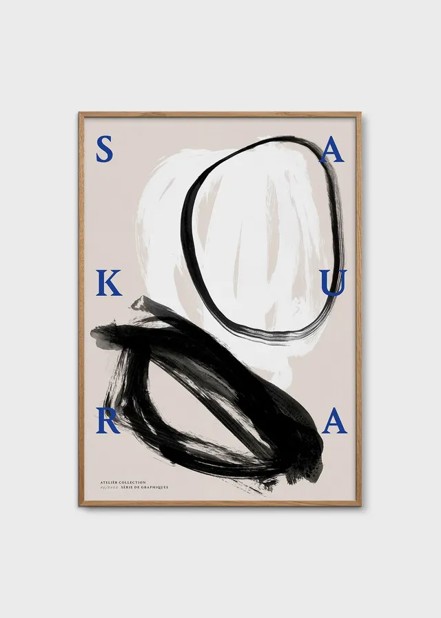 The Poster Club Sakura Poster 50x70 cm beige abstrakt
