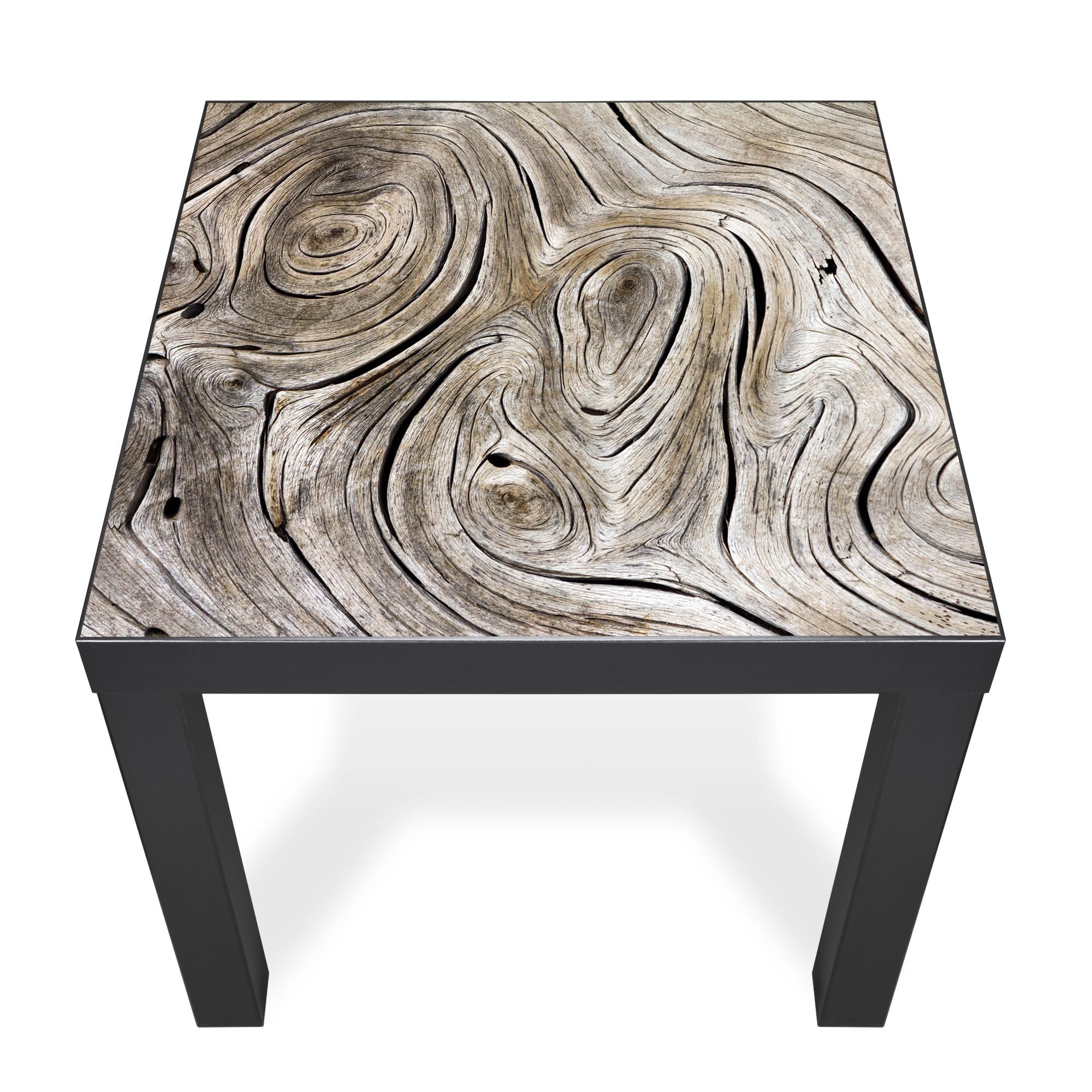 Banjado Möbelfolie Tischfolie Holzwirbel 55x55 selbstklebend