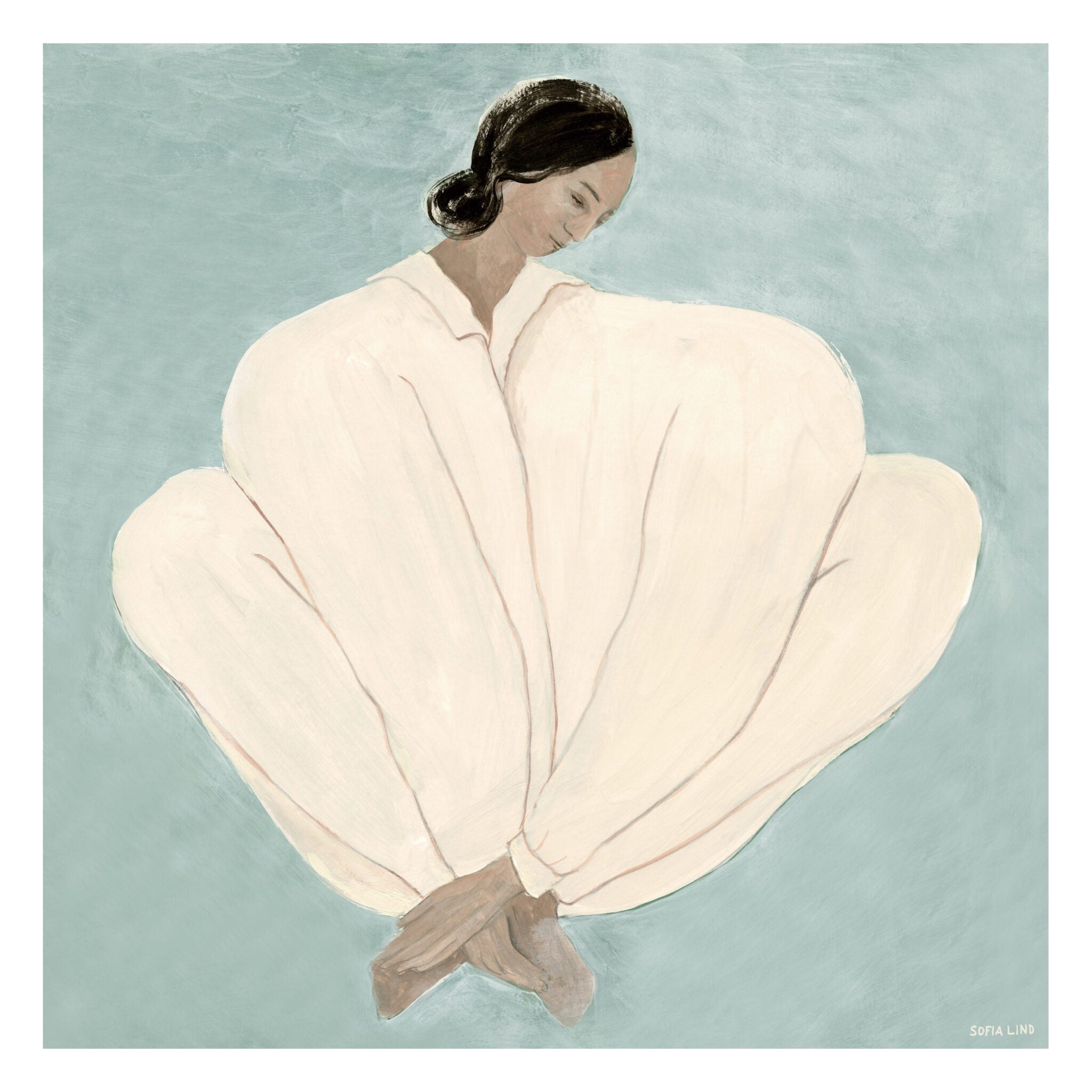 The Poster Club Meet Me at Jaurès Poster 50x50 blau