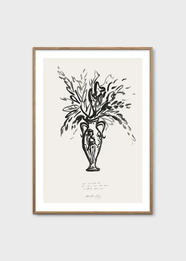 The Poster Club Art Prints Condolences 02 Poster A4 beige