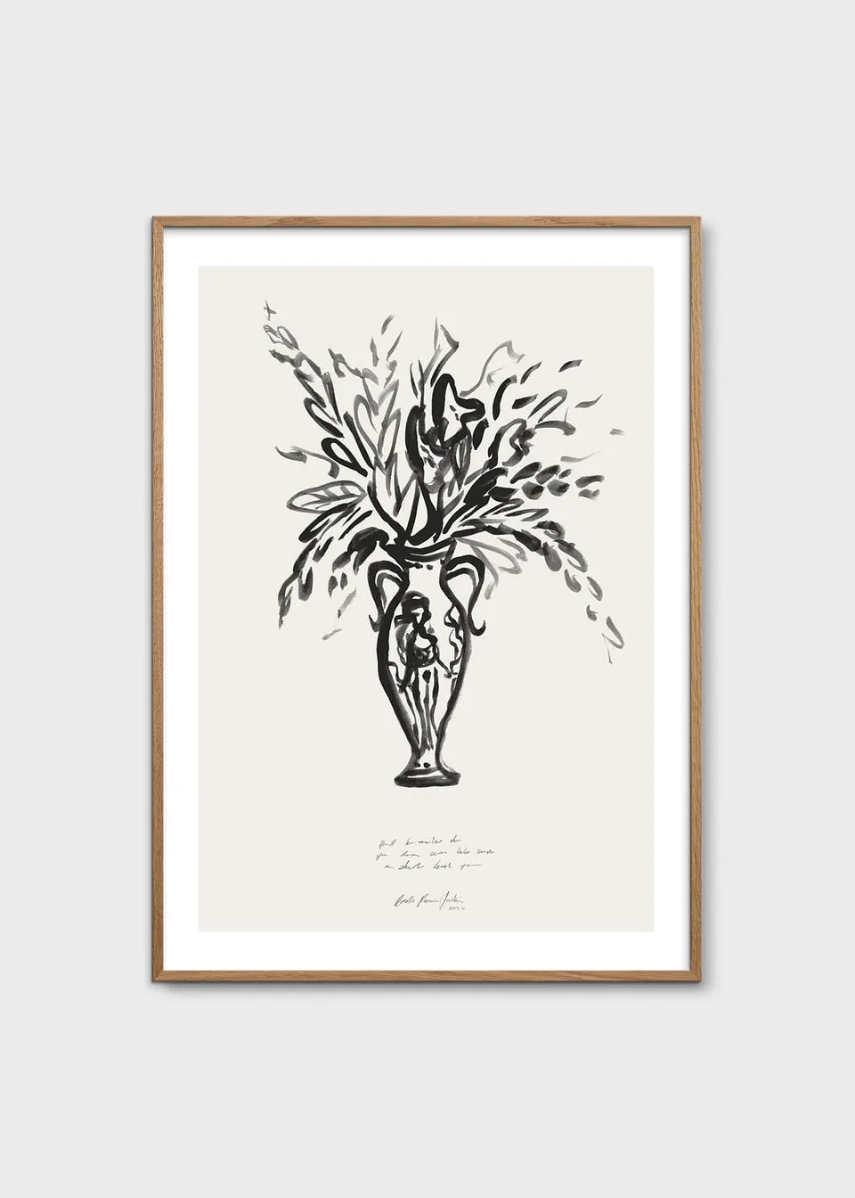 The Poster Club Art Prints Condolences 02 Poster A4 beige