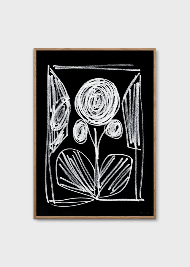 The Poster Club Art Prints Lace No. 166 Poster 30x40 schwarz-weiß