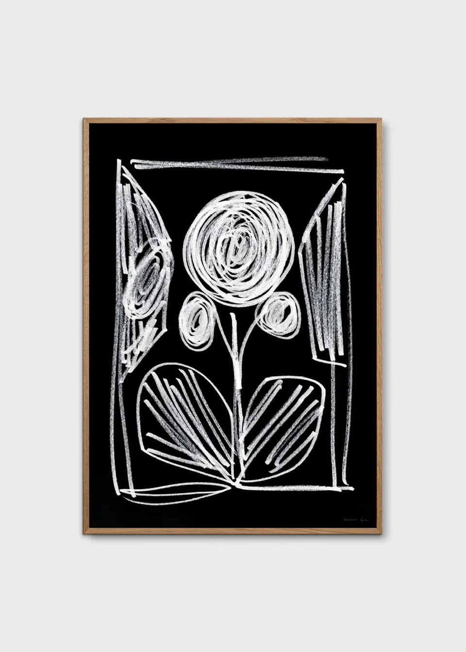 The Poster Club Art Prints Lace No. 166 Poster 30x40 schwarz-weiß