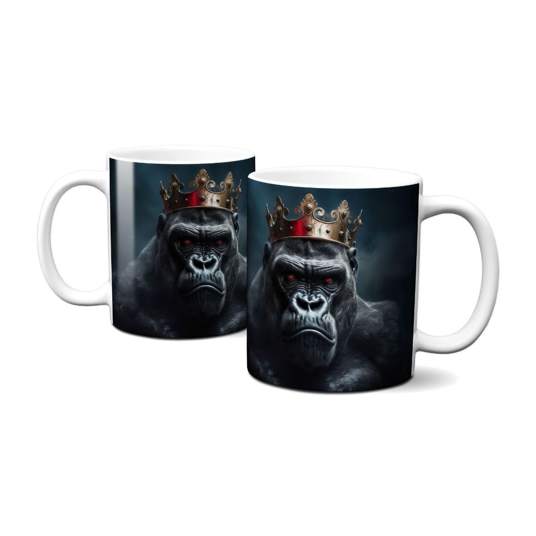 Hustling Sharks Wandbilder Der böse König Tasse 330ml weiß Keramik