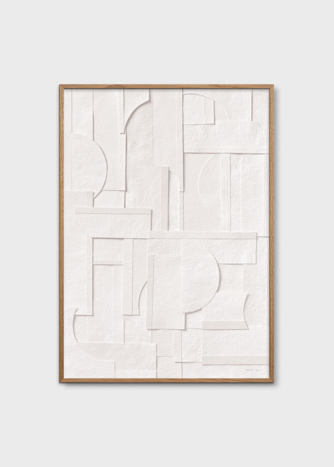 The Poster Club Art Prints Deconstructed No.44 Poster 30x40 Weiß