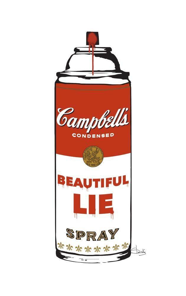 Mineheart Wall Art Beautiful Lie Kunstdruck 40x63cm limitiert