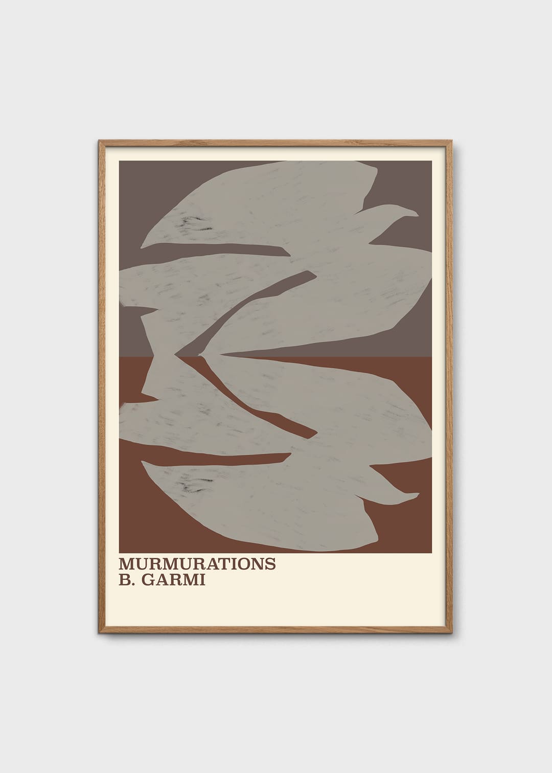 The Poster Club Murmurations Brown Poster 30x40 cm beige