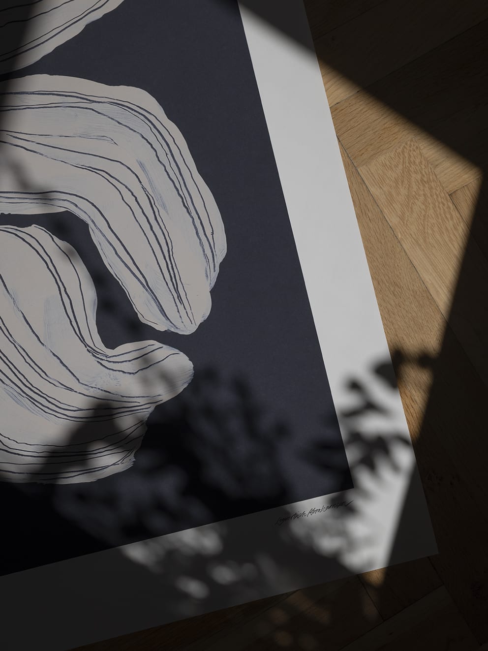 The Poster Club Blur Poster 50x70 cm blau grau