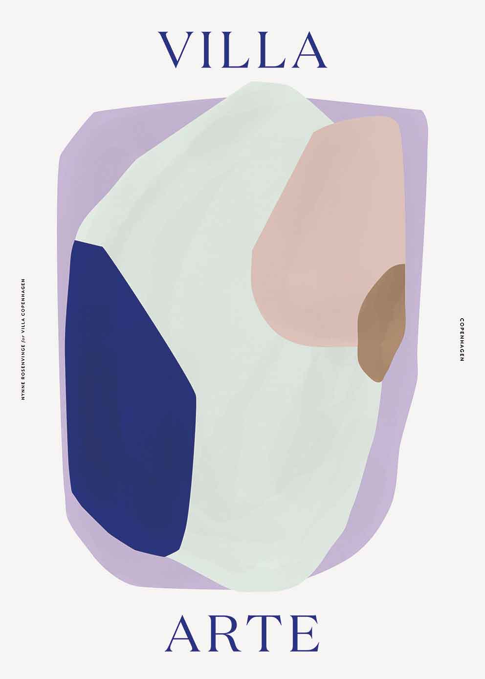 The Poster Club Art Prints Artifact 04 Poster 50x70 cm blau rosa