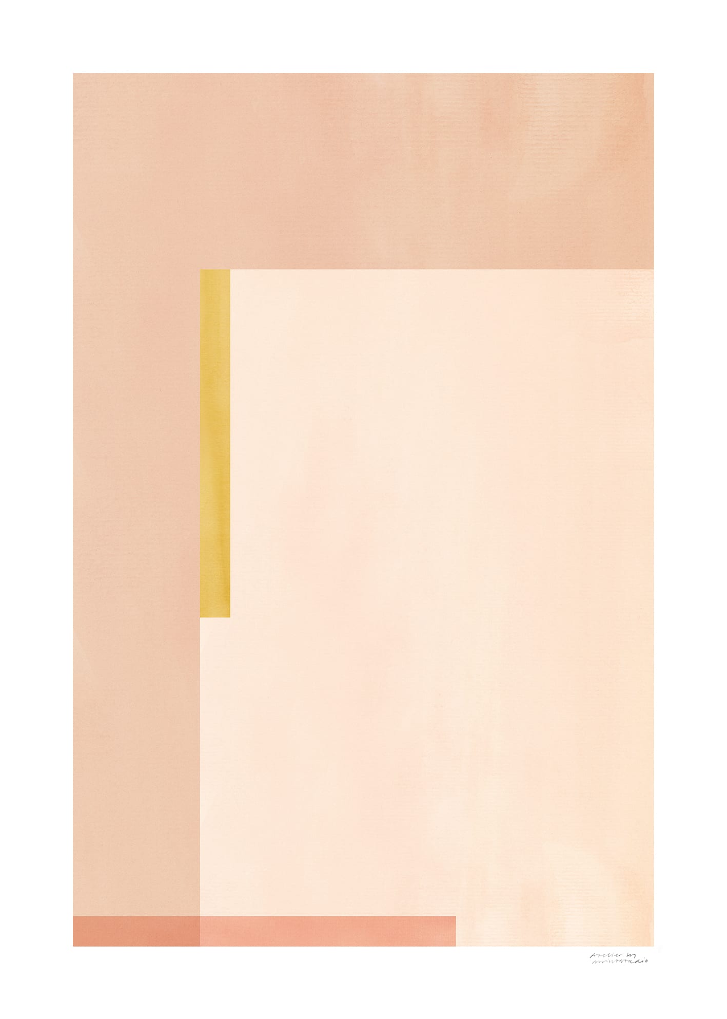 The Poster Club Art Prints E1027 No 01 Kunstdruck 30x40 rosa