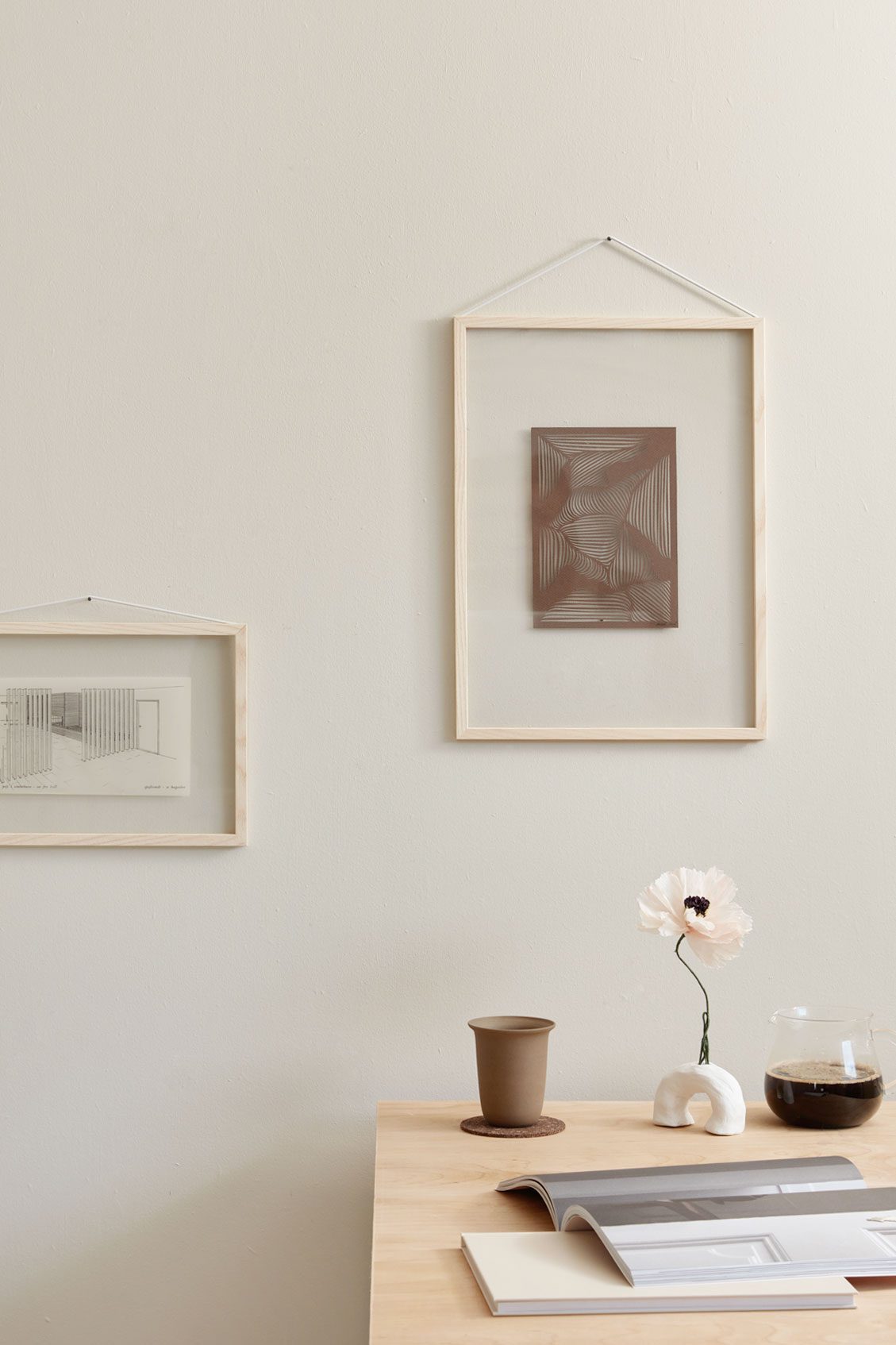 The Poster Club Moebe Frame Ash Bilderrahmen A3 Esche