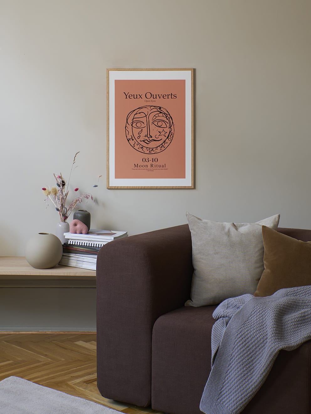 The Poster Club Yeux Poster 30x40 cm orange