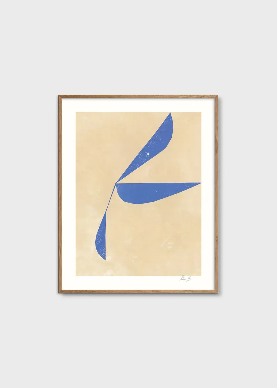 The Poster Club Move No. 04 Poster 40x50 beige-blau