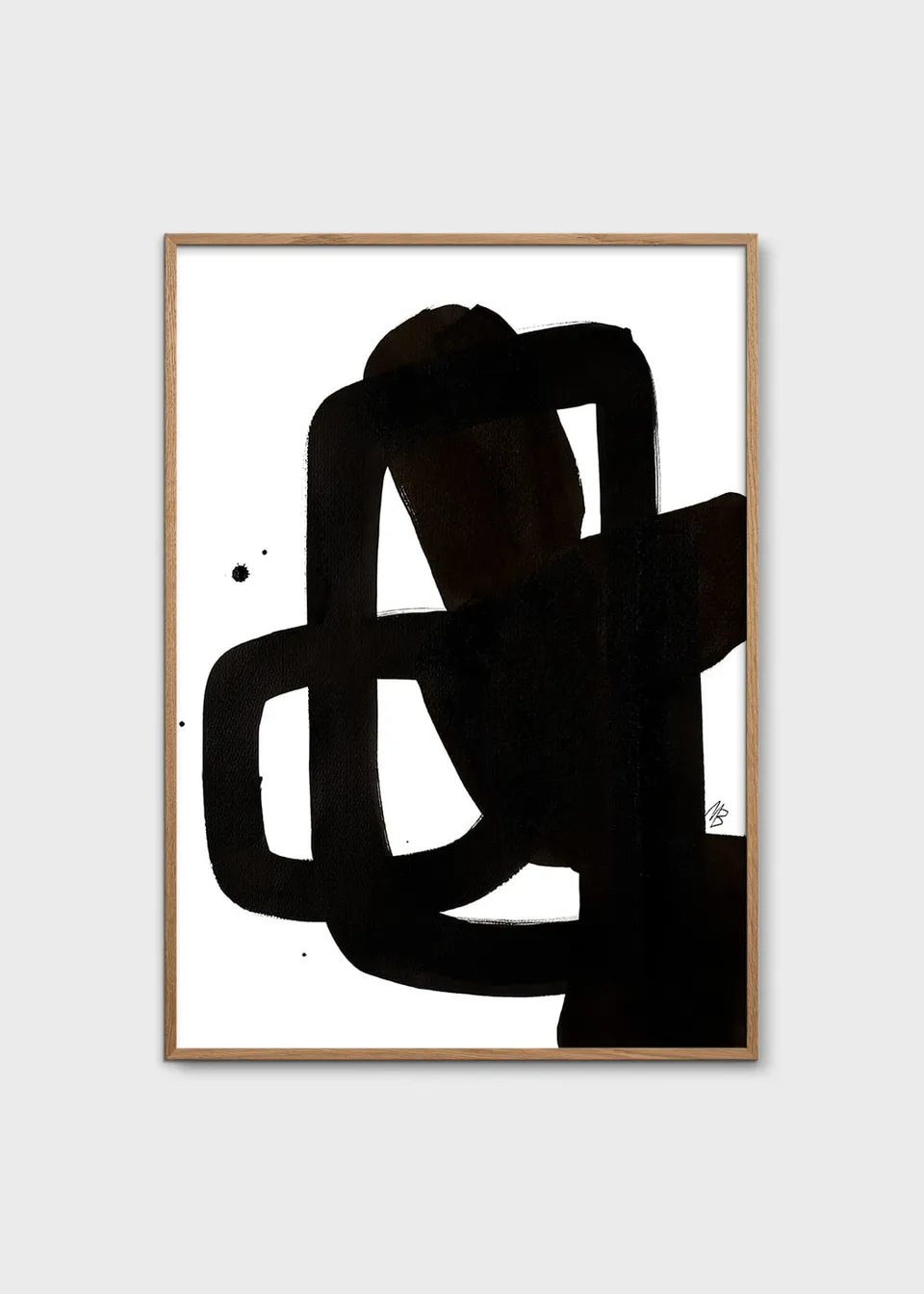 The Poster Club No 03 Kunstdruck 50x70 cm Schwarz