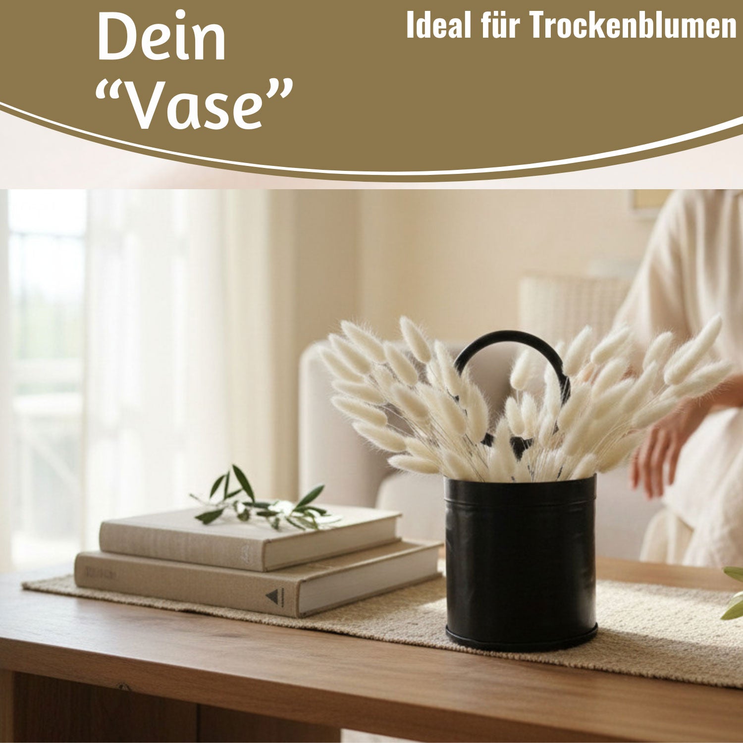 LS-LebenStil Küche & Haushalt Dehli Besteckständer Rund 20cm Griff