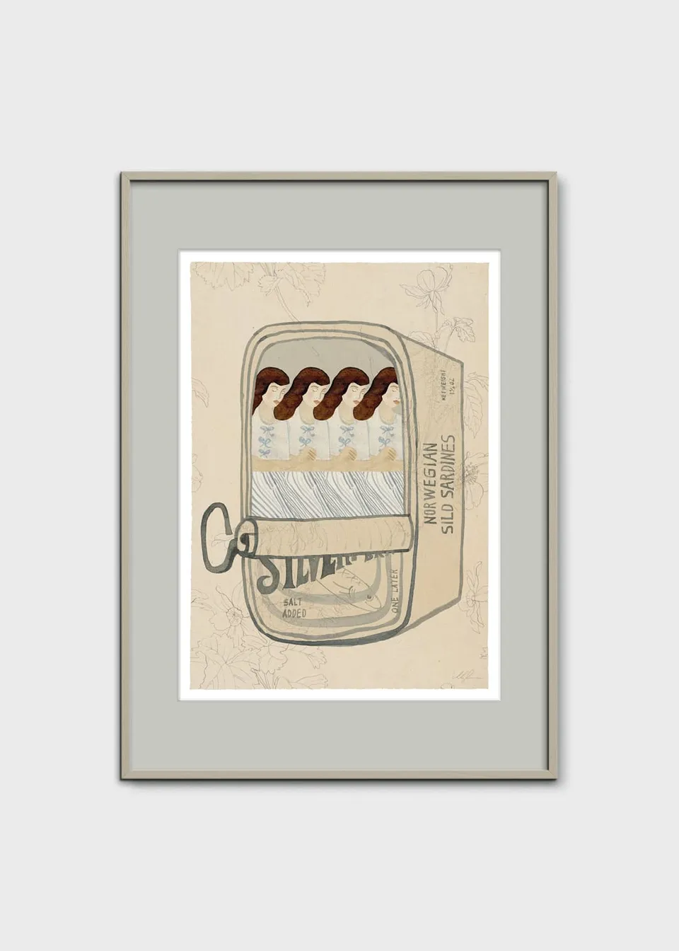 The Poster Club Nap Time Poster 30x40 cm beige