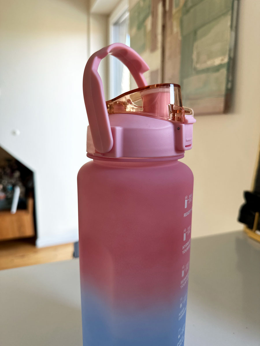 LS-LebenStil Küche & Haushalt Trinkflasche 2000 ml Blau