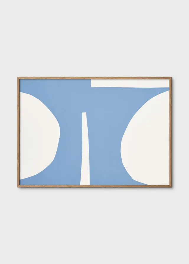 The Poster Club Balance No. 104 Kunstdruck 30x40 cm Hellblau