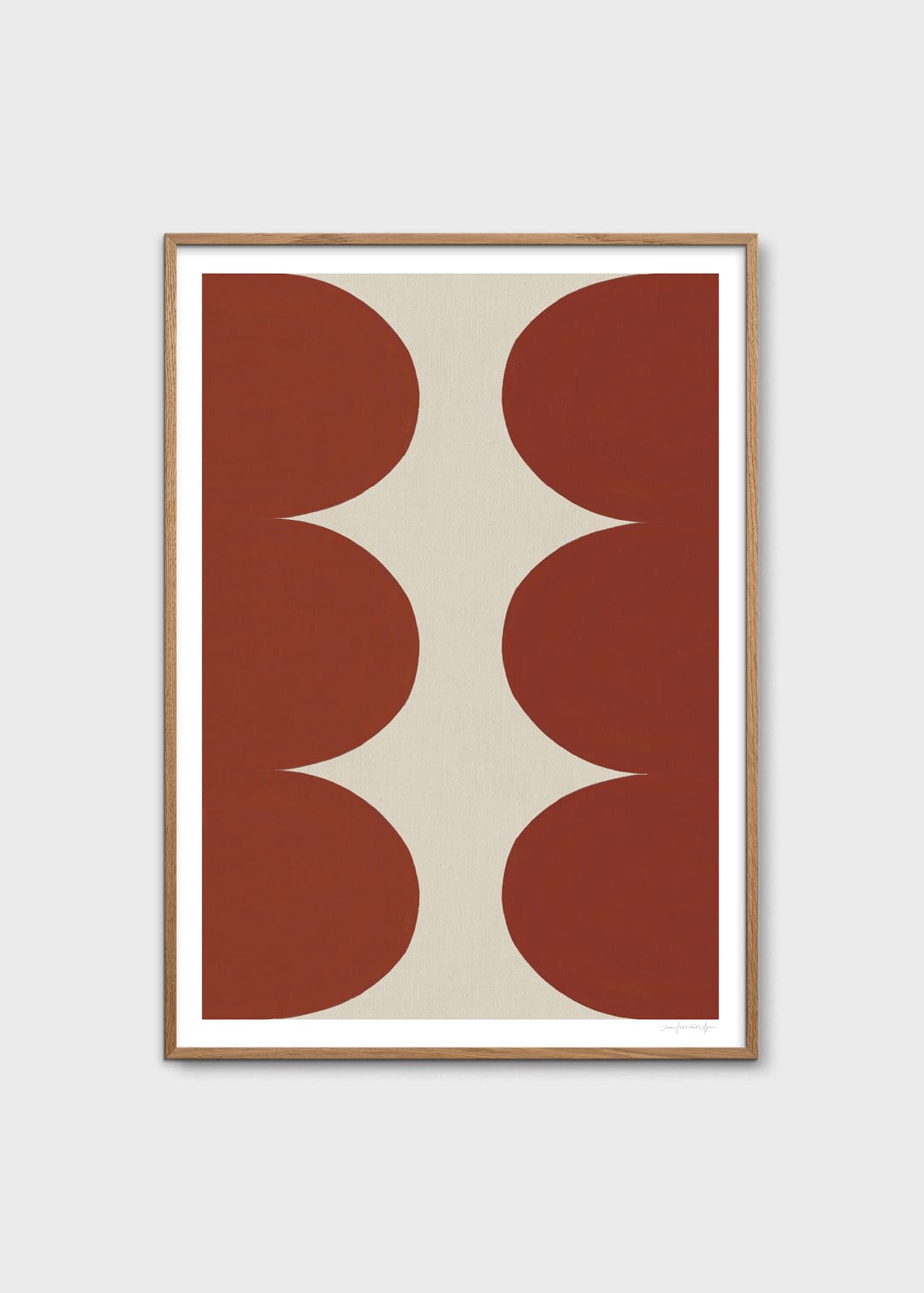 The Poster Club Art Prints Santa Fe Poster 50x70 cm beige