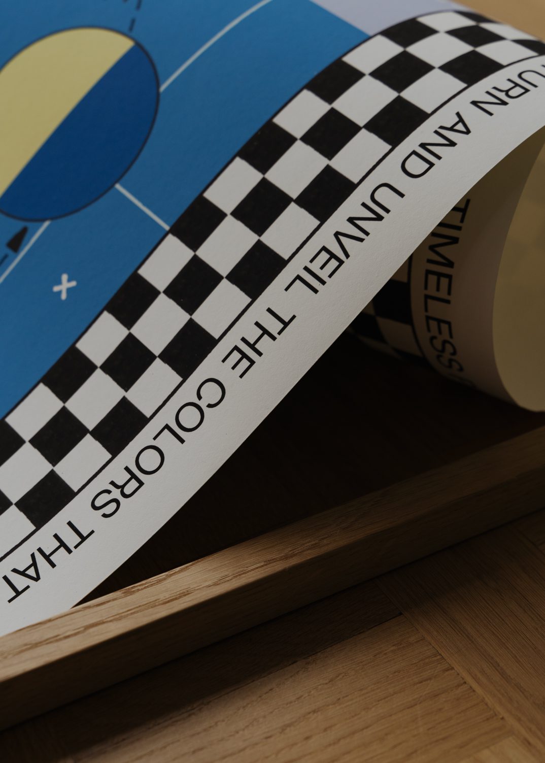 The Poster Club The Sun Always Returns Poster 30x40 blau