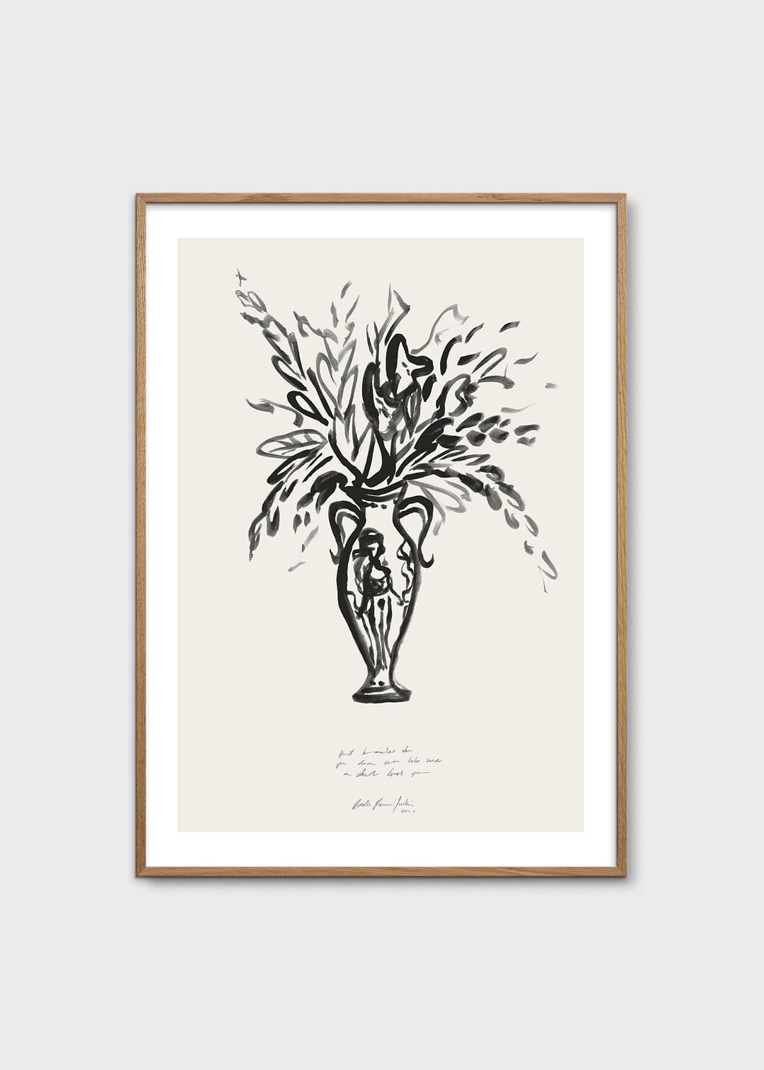 The Poster Club Art Prints Condolences 02 Poster A4 beige